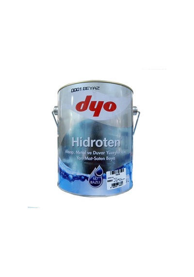 Hidroten Yarı Mat Sen Metal Ahşap Boyası 2,5 Litre
