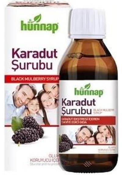 Hünnap Karadut Şurubu 50 Ml