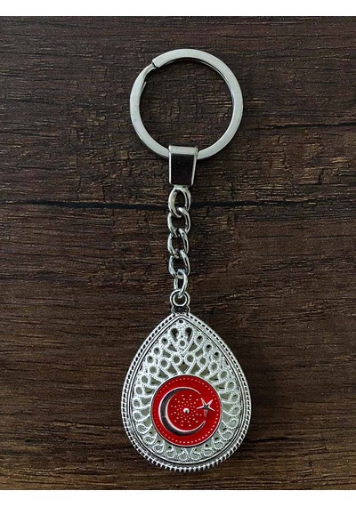 Telkari Model Ayyıldız Tasarım Anahtarlık