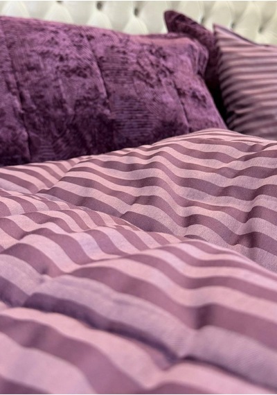 Home Kadife Confort 6 Parça Çift Kişilik 230 X 240 Uyku Seti Pembe