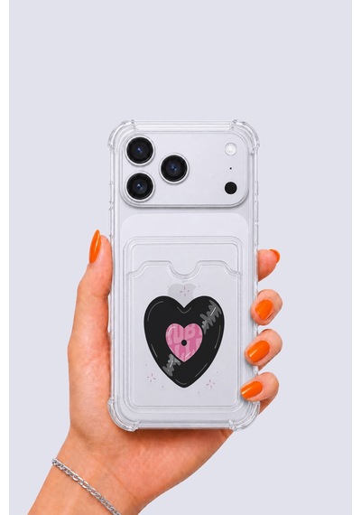 Apple iPhone Uyumlu 17 Pro Max Kartlıklı Vinly Desenli Kılıf