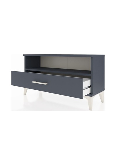 Arges Şifonyer Tek Raflı Tek Çekmeceli 88x30x48 Antrasit-antr... Antrasit