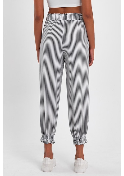 Alexander Gardi Alexandergardı Paçası Büzgülü Jogger Pantolon B23-0065 Mavi