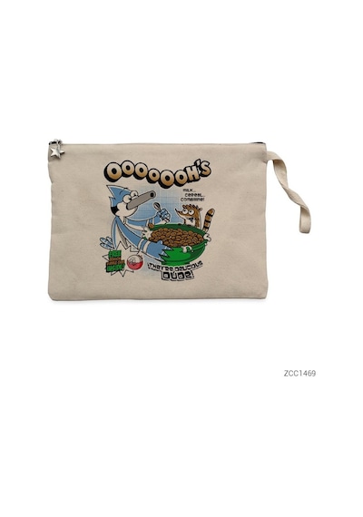 Zepplin Giyim Regular Show Cereal Clutch Astarlı Cüzdan / El Çantası