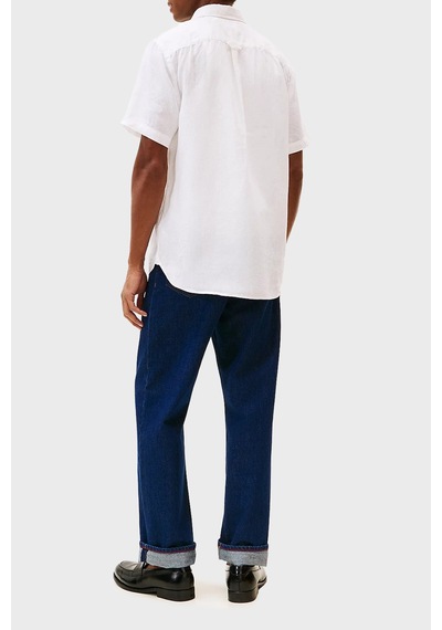 Tommy Hilfiger % 100 Keten Regular Fit Kısa Kollu Gömlek Erkek Gömlek Mw0mw41531 Ybr Beyaz Tommy Hilfiger % 100 Keten Regular Fit Kısa Kollu Gömlek Erkek Gömlek Mw0mw41531 Ybr Beyaz