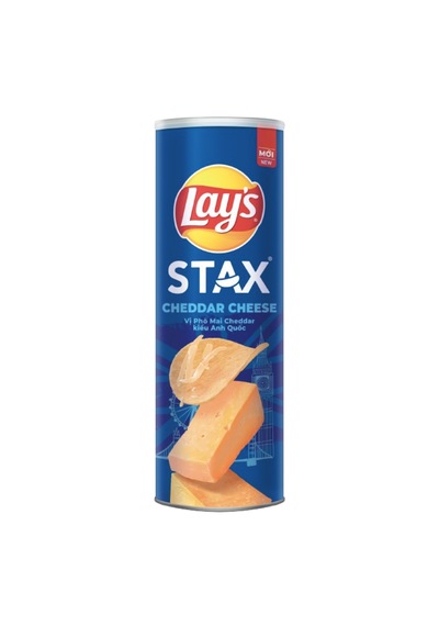 Lay's Stax Cheddar Cheese Potato Chips 100g
