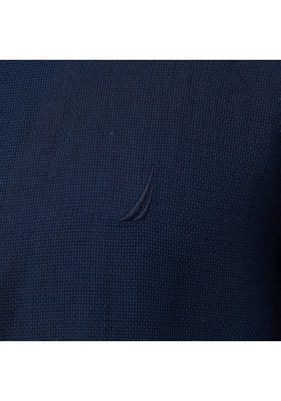 Nautica Erkek Lacivert Regular Fit Kısa Kollu Gömlekdüzw65538t