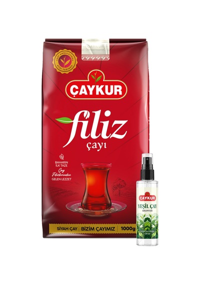 Filiz 1kg Dökme Çay Ve Sprey Yeşil Çay Kolonyası Seti