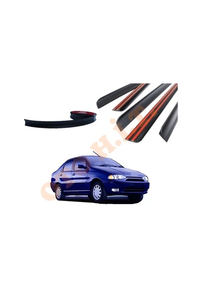 Fiat Siena Uyumlu Bagaj Üstü Spoiler Mat Siyah