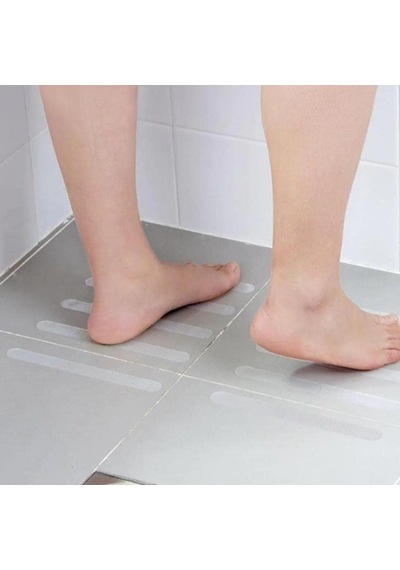 27kids Telvesse Bondit Banyo Mutfak Kaygan Zemin Bandı Kaydırmazlık Bant 2x20cm Açık Bej