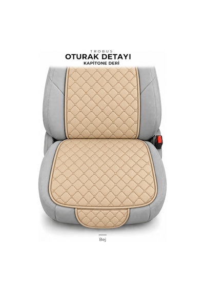 Hyundai Elantra 2003-2008 Suni Deri Kapitone Minder 5 Parça