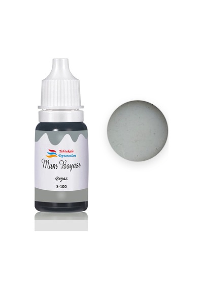 Mum Boyası Sıvı Pigment Boya 20 Ml Beyaz - S100