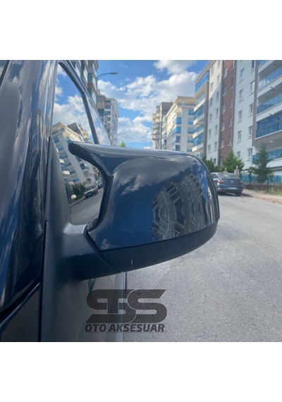 Transporter T6-t7 Uyumlu Yarasa Batman Ayna Kapağı Plastik Piano Black 2010-2022 Transporter T6 Ayna