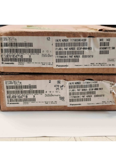 Eeueb1e471b 470mf 25v 10x16 105 60 Adet