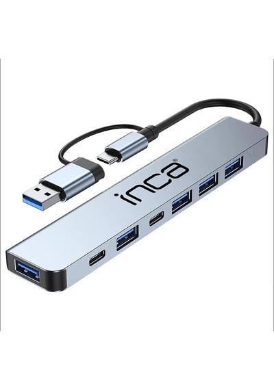 Inca Iutp-7t Usb/type-c Hub X7 Alüminyum Çoklayıcı