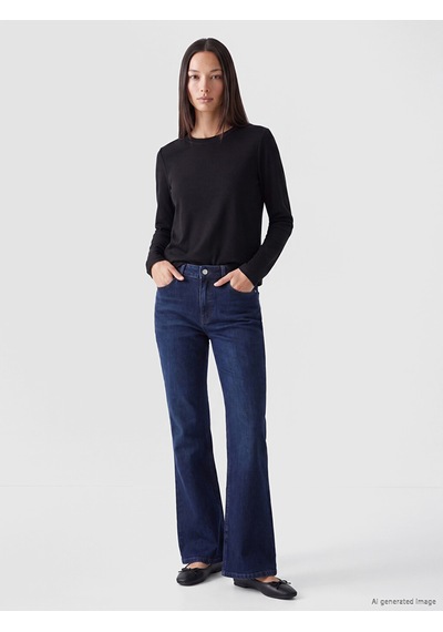 Lcw Everyday Siyah Bisiklet Yaka %100 Pamuklu Kadın Body