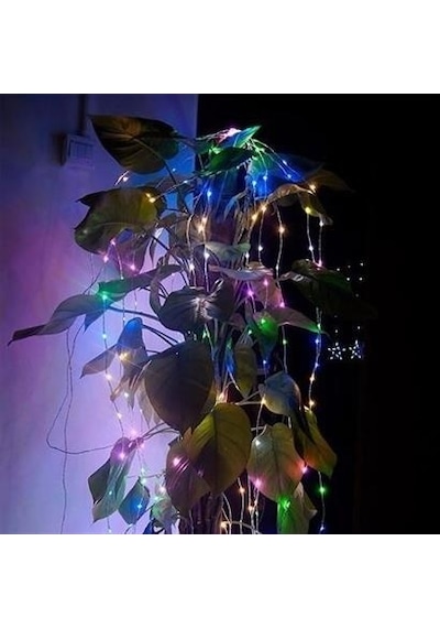 Pilli Dekoratif Peri Led Işık 3 Metre Rgb Gaming Aydınlatma Çok Renkli