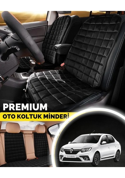 Symbol 2013 Koltuk Minder Ortopedik Cepli Araç Ve Kılıf Seti Tam Uyumlu,siyah,konforlu Tasarım