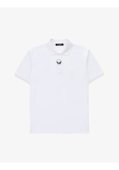 Pierre Cardin Erkek Beyaz Tişört Basic 50321128-vr013