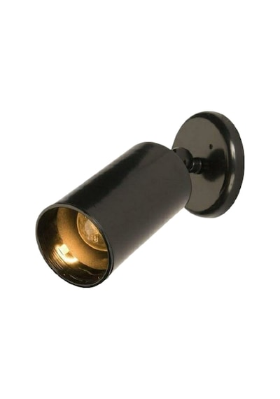 Mylights Retro Mafsalı Parlak Siyah Led Aplik Led Spot Ampul Dah Siyah