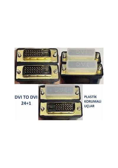 Dvı-d Kablo Erkek Erkek 24+1 Örgü Korumalı Kablo 1.4m