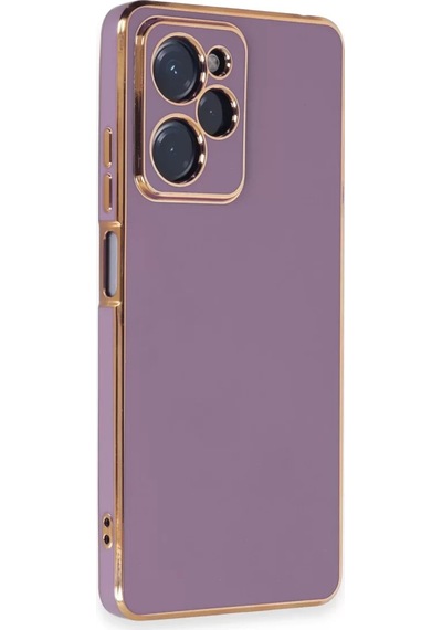 Newface Xiaomi Poco X5 Pro 5g Kılıf Volet Silikon - Mor