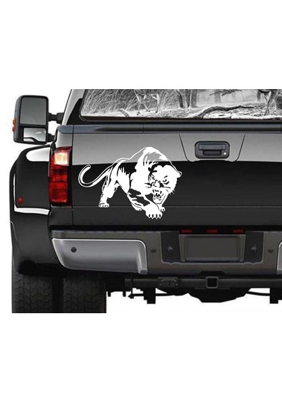 Vahşi Puma Kaplan Panter Sticker, Araba Oto Motosiklet Karavan Sticker 02519 15x11 Cm