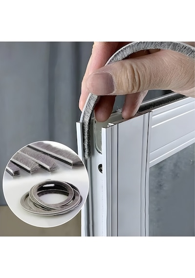 Cam Balkon, Sürgülü Kapı Fitili, Kıl Fitil Taban 6,7 Mm, Yükseklik 20 Mm, Uzunluk 10 Metre 67x2000 Diğer