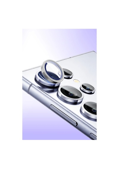 Samsung Galaxy S26 Ultra Bilvis Titan Kamera Lens - Gümüş Belirtilmemiş