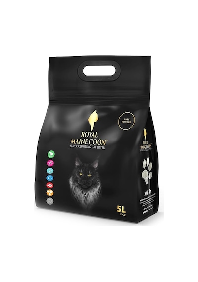 Süper Emiş Gücüne Sahip Bebek Pudrası Kokulu Perlit Kedi Kumu 5 Litre