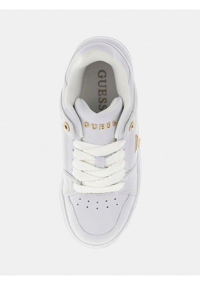 Guess Delove Kadın Beyaz Sneaker Fltdelele12-whıte Beyaz