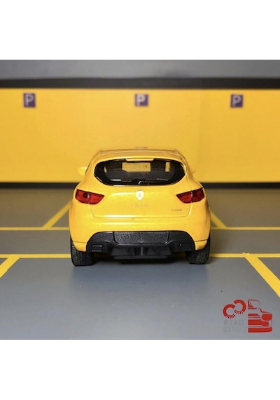 Renault Clio Rs 1/36 Ölçek Çek Bırak Diecast Metal Model Araba Oyuncak