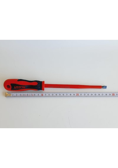 Acesa İzoleli Düz Tornavida 8 X 175