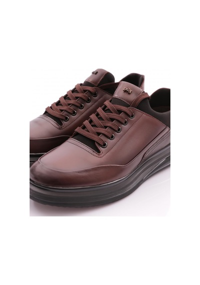 Dgn 20138 Erkek Bağcikli Sneaker Ayakkabi 20138-17-R146313 Kahverengi