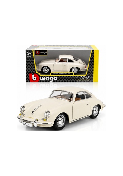 1:24 Porsche 356b Coupe 1961 Diecast Metal Model Araba Çok Renkli