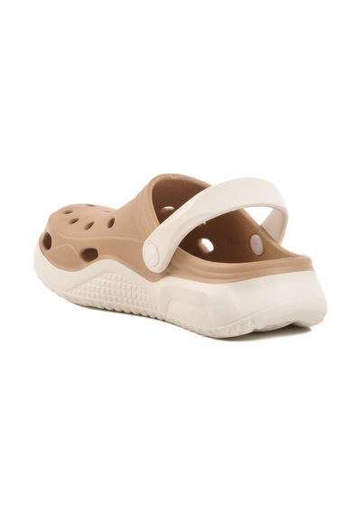 Vizon Hafif Eva Taban Unisex Sabo Terlik Stella Z Vizon-beyaz Vizon - Beyaz