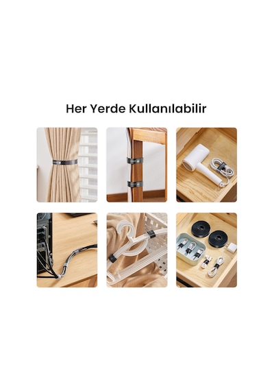 Ugreen Kablo Düzenleyici Cırt Band 2 Metre, 40354