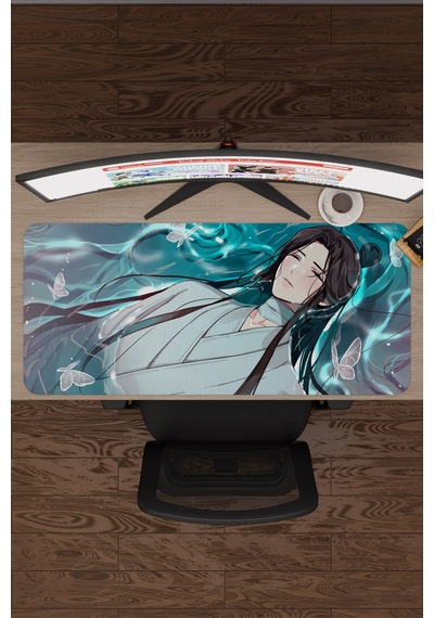 Tian Guan Cifu Anime V2 - 90x40 Xxl Gaming Kauçuk Kaymaz Taban Mouse Pad Fare Altlığı