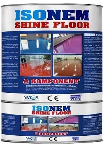 Isonem Shine Floor Parlak Zemin Kaplama 4.5 Kg