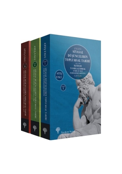 Siyasal Düşüncelerin Toplumsal Tarihi Seti - 3 Kitap Takım - Ateş Uslu - Yordam Kitap