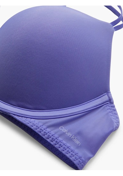 Calvin Klein Push Up Plunge Kadın Mavi Sütyen