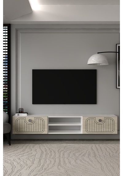 180dhdtdar3btg Hera Lazer Desenli Duvara Monte Tv Sehpası,ünitesi Beyaz-traverten-gümüş 180dhdtdar3btg Hera Lazer Desenli Duvara Monte Tv Sehpası,ünitesi Beyaz-traverten-gümüş