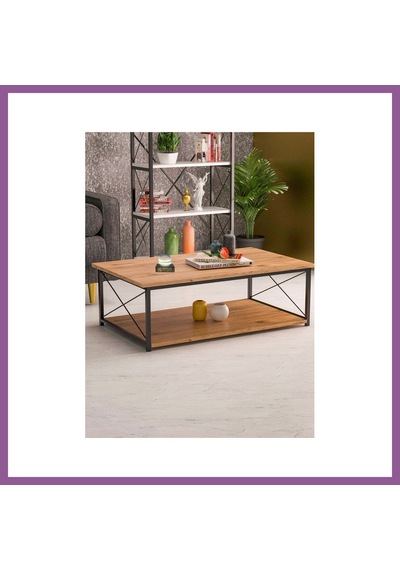 Bezos Double Orta Sehpa Ceviz 90x50 Cm Rengaren