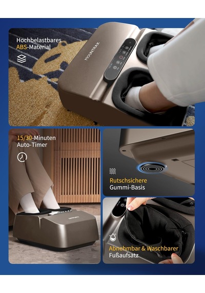 Plantar Fasiit İçin 55 C Isı Ve Shiatsu Fonksiyonlu Mountrax Ayak Masajı