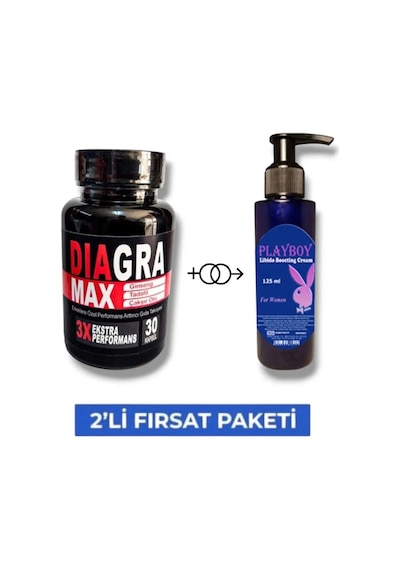 Diagra Max Erkek Özel 30lu Dstklyci Playboy L.bdo Arttrc Krem 125 Ml