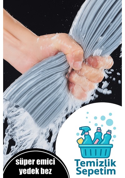 Kelebek Mop Yedek Sünger Başlık 28 Cm 2 Adet