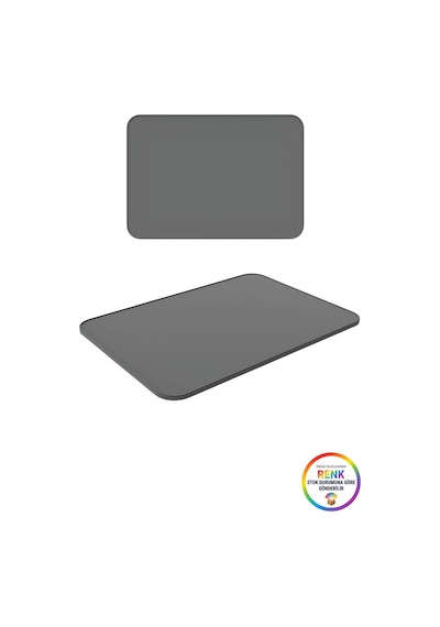 Silikon Pişirme Matı Fırın Tepsisi Kaymaz Kurabiye Pişirme Kağıdı Alternatifi 40x30 Cm Çok Renkli