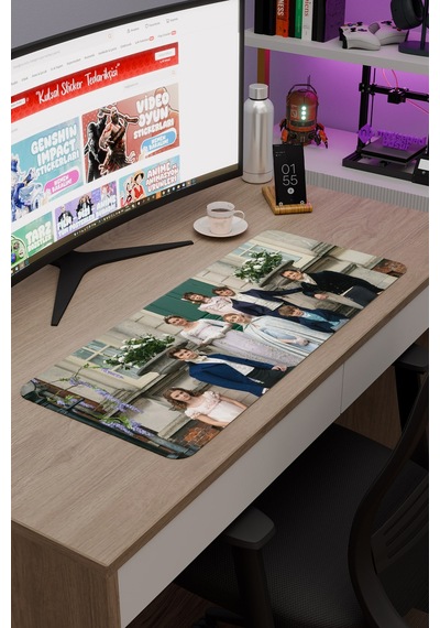 Bridgerton V5 70x30 Xl Gaming Kauçuk Kaymaz Taban Mouse Pad Fare Altlığı