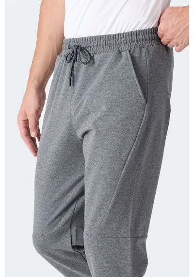 Slazenger Infernal 2 Li Set Erkek Eşofman Altı Siyah - Koyu Gri
