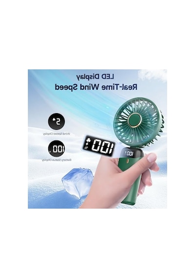 Taşınabilir Usb Vantilatör, 4200mah Şarjlı Ve Çok Amaçlı